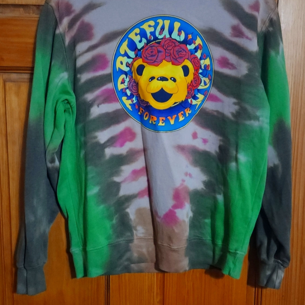 Grateful dead tie-dye sweatshirt size medium